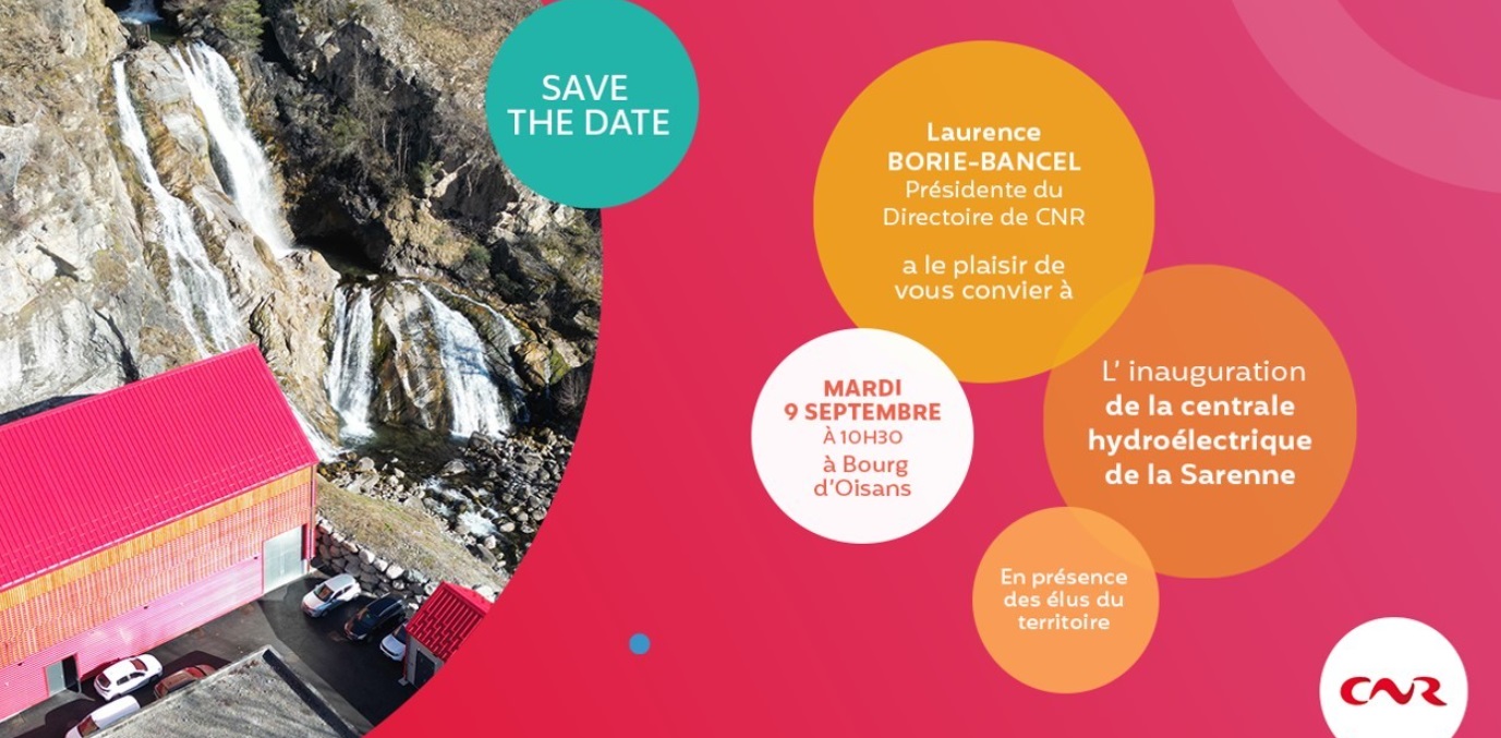 Inauguration centrale de la sarenne